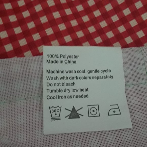 Tablecloth 'Chalet style" red/white - Picture 2 of 2